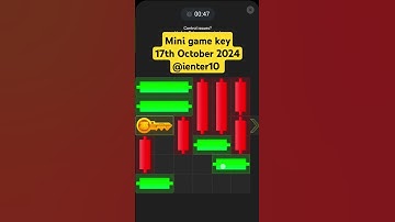 Mini game key solution latest today 17th October 2024 #telegram #TG #minigame #hamster #kombat #mini