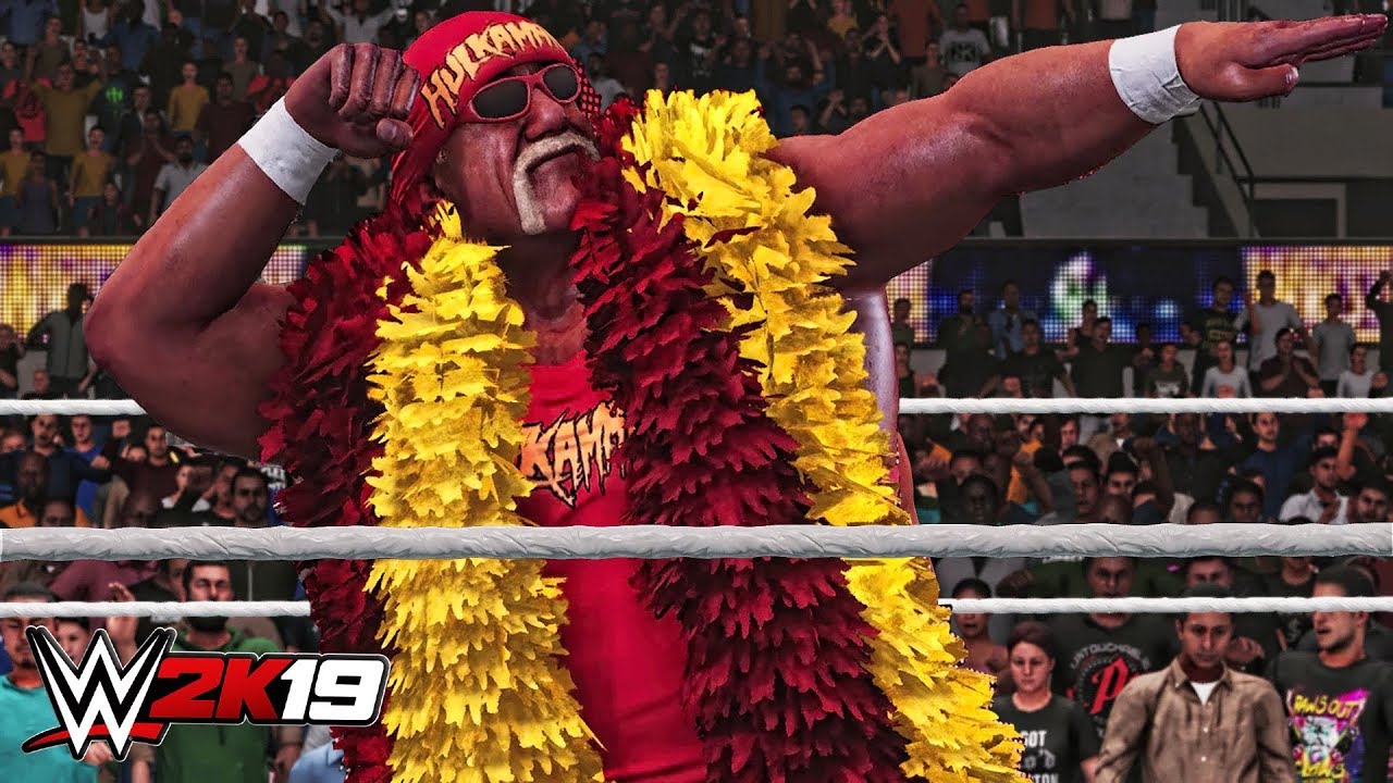 WWE 2K19 - Hulk Hogan Entrance, Signature, Finisher & Victory Scene! ( PC  Mods ) - YouTube