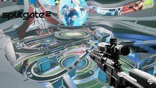 I trickshotted on Splitgate 1 because I was bored lol