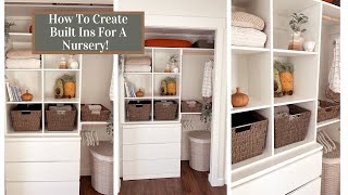 EXTREME CLOSET ORGANIZING ! // Creating Built Ins For Our Nursery Closet