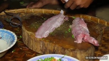 Gỏi cá lóc đồng sống.copy. Ẩm thực tây nguyên