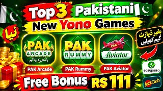 Top 3 Pakistani New Yono games 🤫 | Free Bonus RS 111 🤑 | New Free Bonus Earnings Game 🤑🔥 screenshot 2