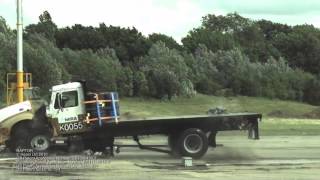 Heald HT1-Raptor Shallow Mount Automatic Bollard ASTM Crash Test