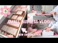 Small business vlog  pack orders with me small business packaging organization  packaging ideas
