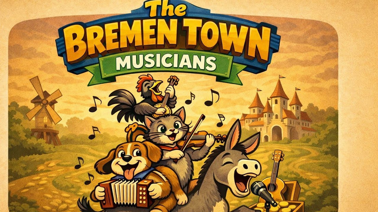 1930s Bremen Town Musicians | Funny Old  Cartoon 