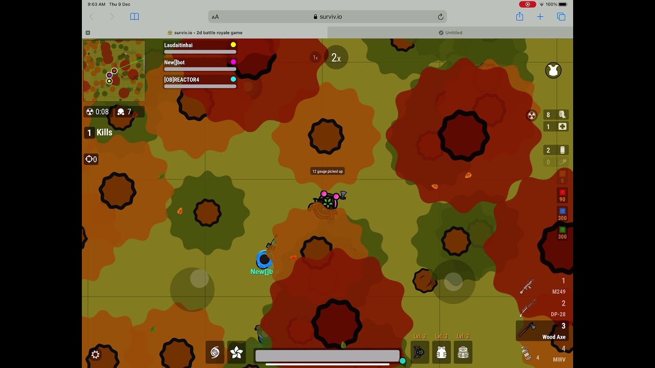 I’ve won! Survive.io woods squad. 👩‍👩‍👧‍👧