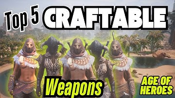 The only Craftable weapons worth getting! Top 5 Craftable weapons - Conan Exiles Age of Heroes