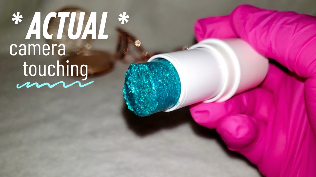 Actual Camera Touching ASMR | Doing your Makeup Directly on the Camera