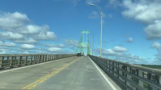 Driving Over Thousand Islands Bridge - 4K 60 FPS