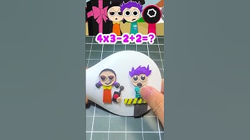 I made Thanos x Doll Squid Game Phase 2 from Sprunki with clay #sprunki  #clay  #incredibox