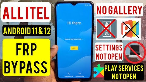 All Itel Frp Bypass Without Pc | Android 11, 12 | Settings, Palmstore Not Open, No Activity Launcher