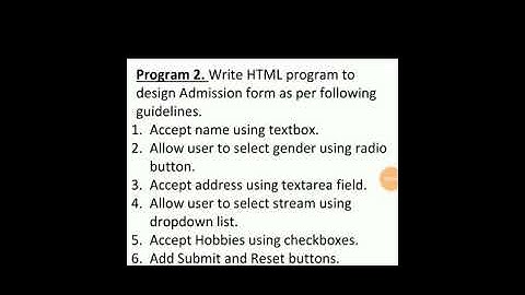 Module 1: HSC Board IT Chapter 1 Advanced Web Designing | Froms in HTML5 | Admission Form