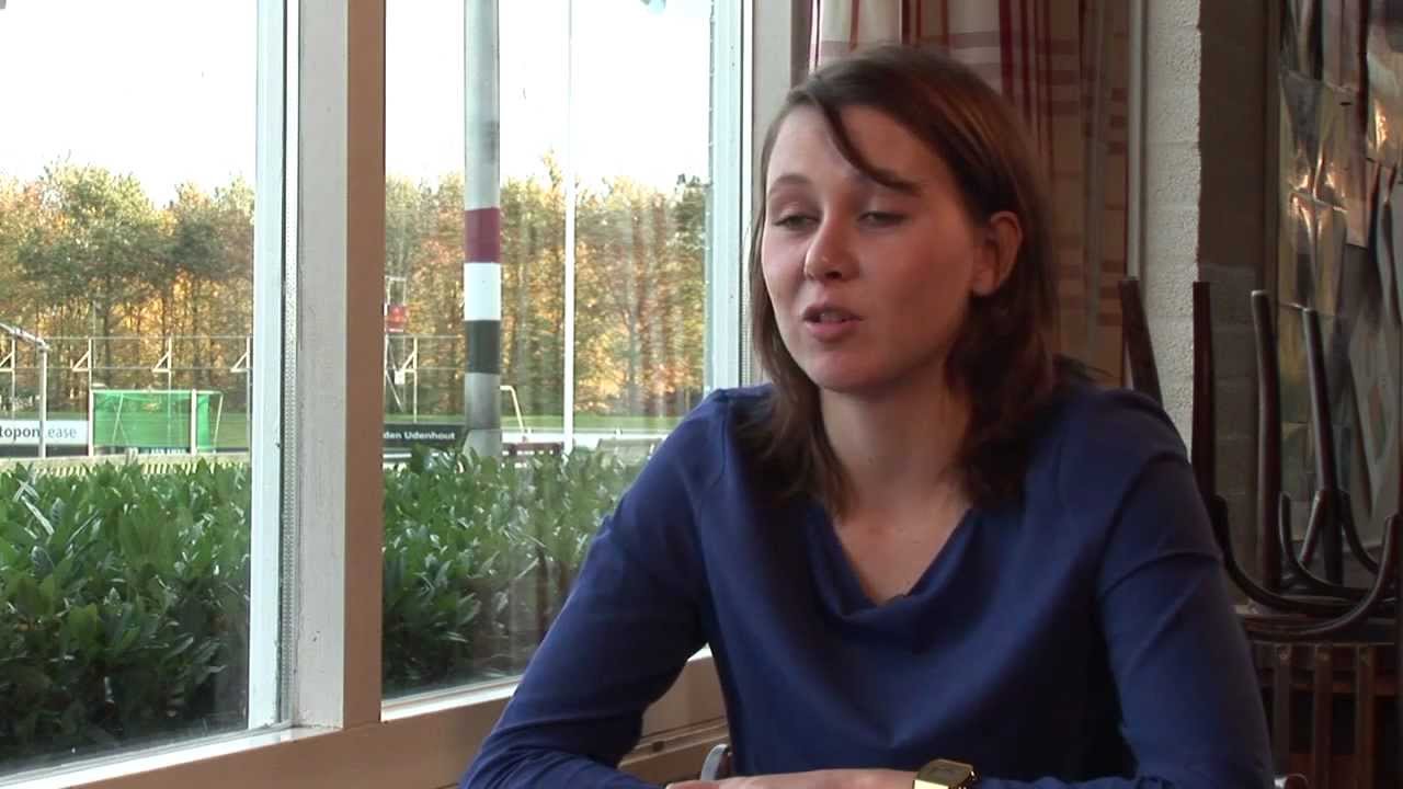 Hockeyster Lin Schakenraad in Ger Gedaon