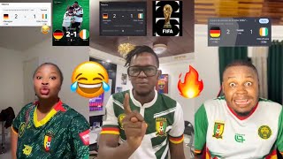 😱Les Camerounais se M0QUENT des Ivoiriens suite à leur DÉFAITE 2-1 face à l’Allemagne😂