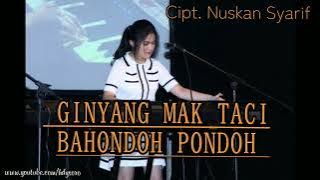Ginyang Mak Taci - Nuskan Syarif | Keyboard | Sirisoro Record
