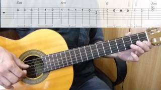 Video thumbnail of "Bésame Mucho - Easy Guitar melody tutorial + TAB Guitar lesson"