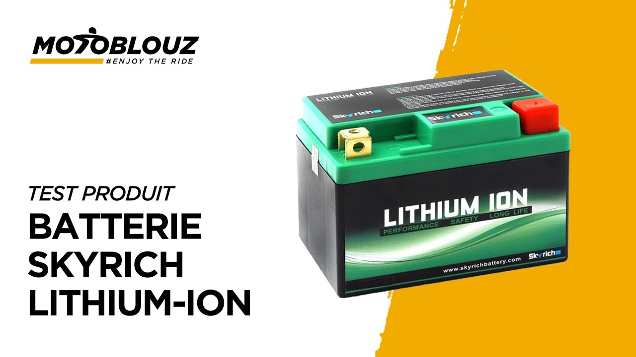 MriMattheus teste la batterie Lithium-Ion Skyrich : avantages et  inconvénients - YouTube