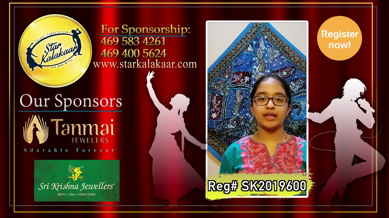 Registration NO - SK2019600 - Introduction Videos StarKalakaar-2019 #SK2019