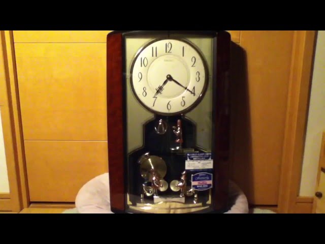 SEIKO Diskdream RE532B からくり時計 - YouTube
