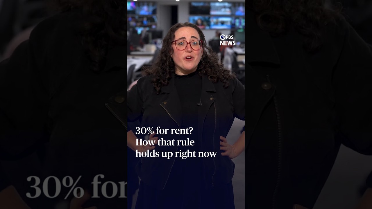30% for rent? How that rule holds up right now