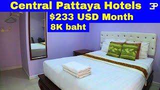 Pattaya Thailand, cheap hotels from only $ 8 USD per night in the center of the action.