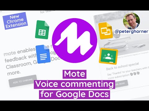Mote - Voice Commenting for Google Docs, Slides, Sheets and Classroom [October 2020]
