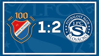 SESTŘIH: Baník Ostrava - 1. FC Slovácko (1:2)