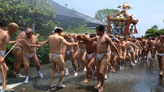 日本の裸褌祭【新09】江ノ島白褌神輿（高精細）