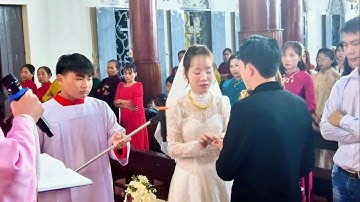 Thánh Lễ Hôn Phối . Phêrô Bùi Đức Mạnh & Têrêsa Trần Thị Hồng Tươi Giáo Họ Hạ Linh.