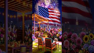 4th of July Backyard Cinema Ideas 🇺🇸 #Shorts #July4th