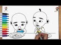 Cara Menggambar Upin Ipin Terbaru 2022 - Mimpi Makan