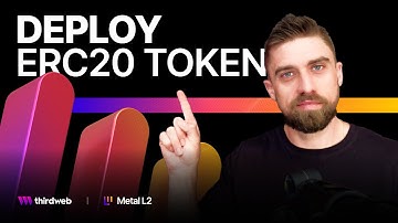 Deploying an ERC20 token with thirdweb on Metal L2