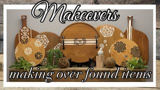 Making Over Found Items || Trash to Treasure || Turn Tables and Lazy Susans