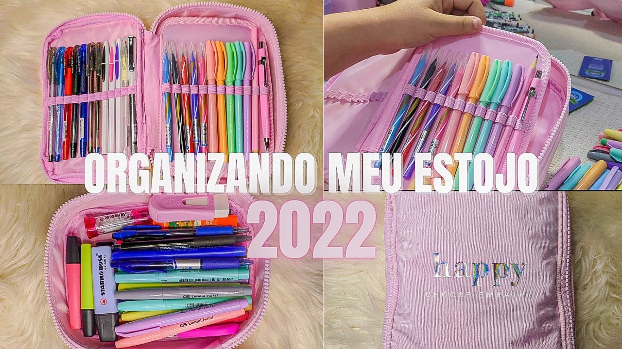 ORGANIZANDO MEU ESTOJO 2022 / TUDO ROSA 🤩💖