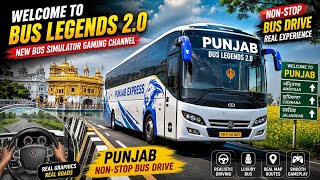 🚍 Welcome to Bus Legends 2.0 | New Bus Simulator Gaming Channel 🔥 punjab Non-Stop Bus Drive Real screenshot 5