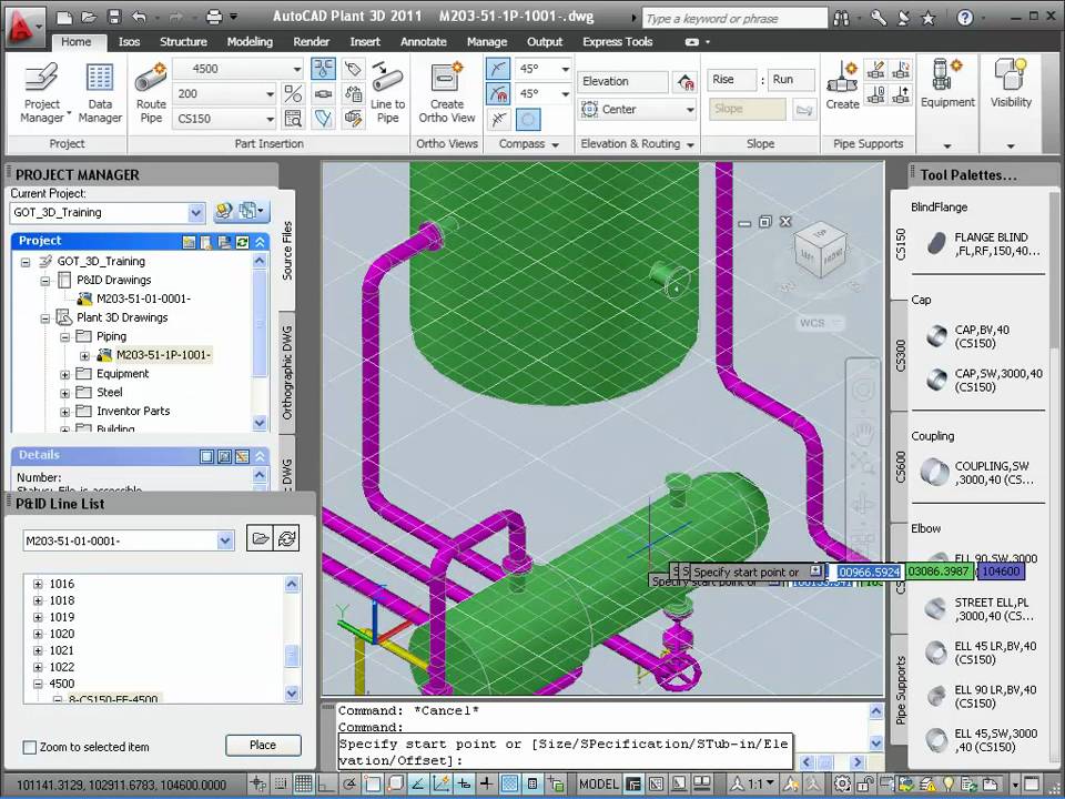 P&ID Data in AutoCAD Plant 3D - YouTube