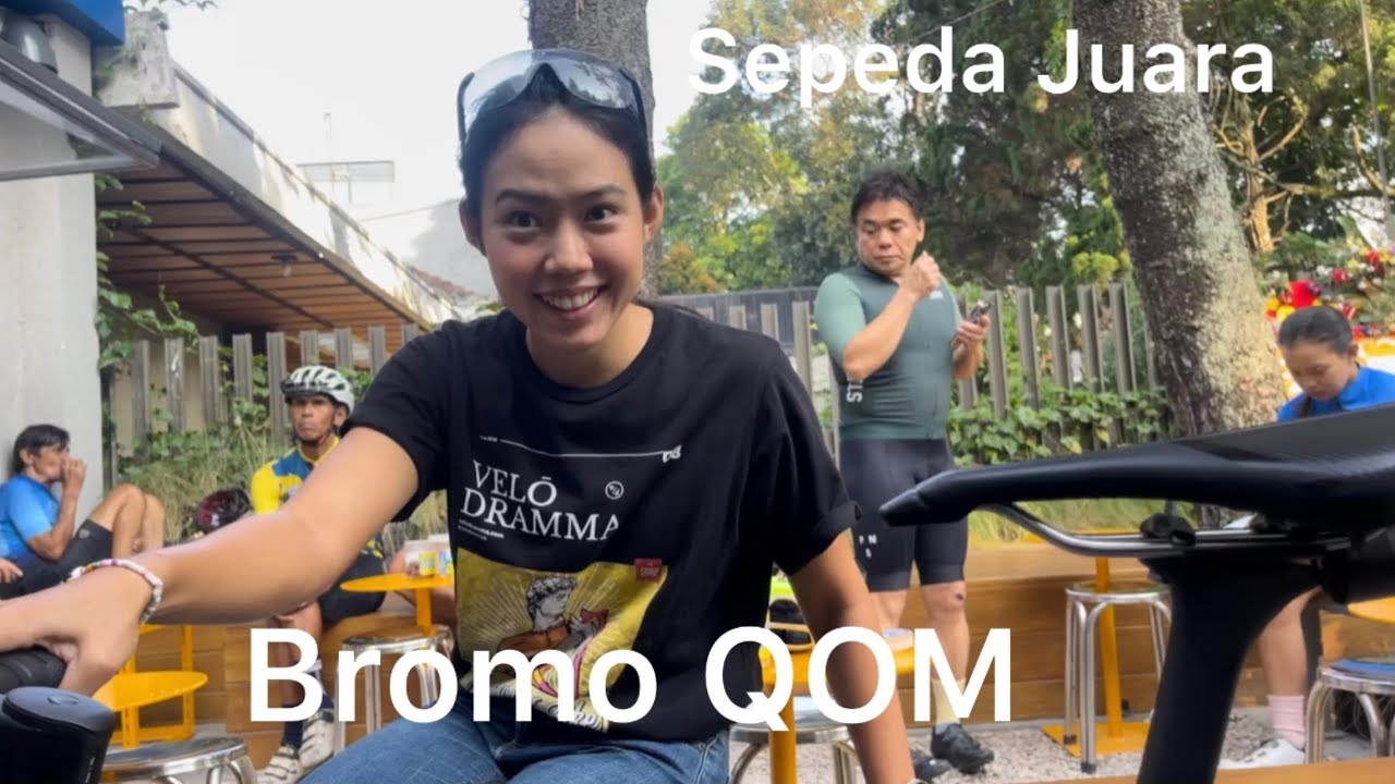 Sepeda Natashacapirosi Bromo QOM 2nd place Women 30-34