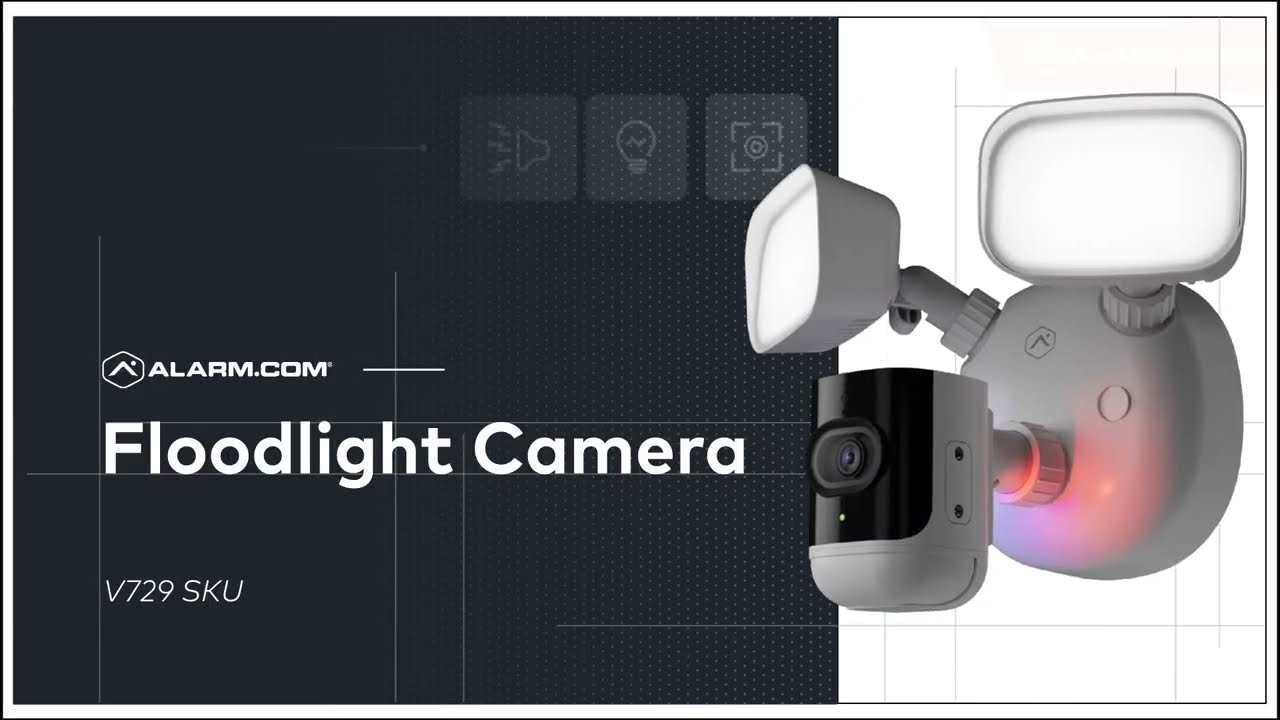 Light Up Your Security with the Alarm.com Floodlight Video Camera