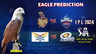 IPL 2024 | KKR vs DC | LSG vs MI | Eagle Prediction