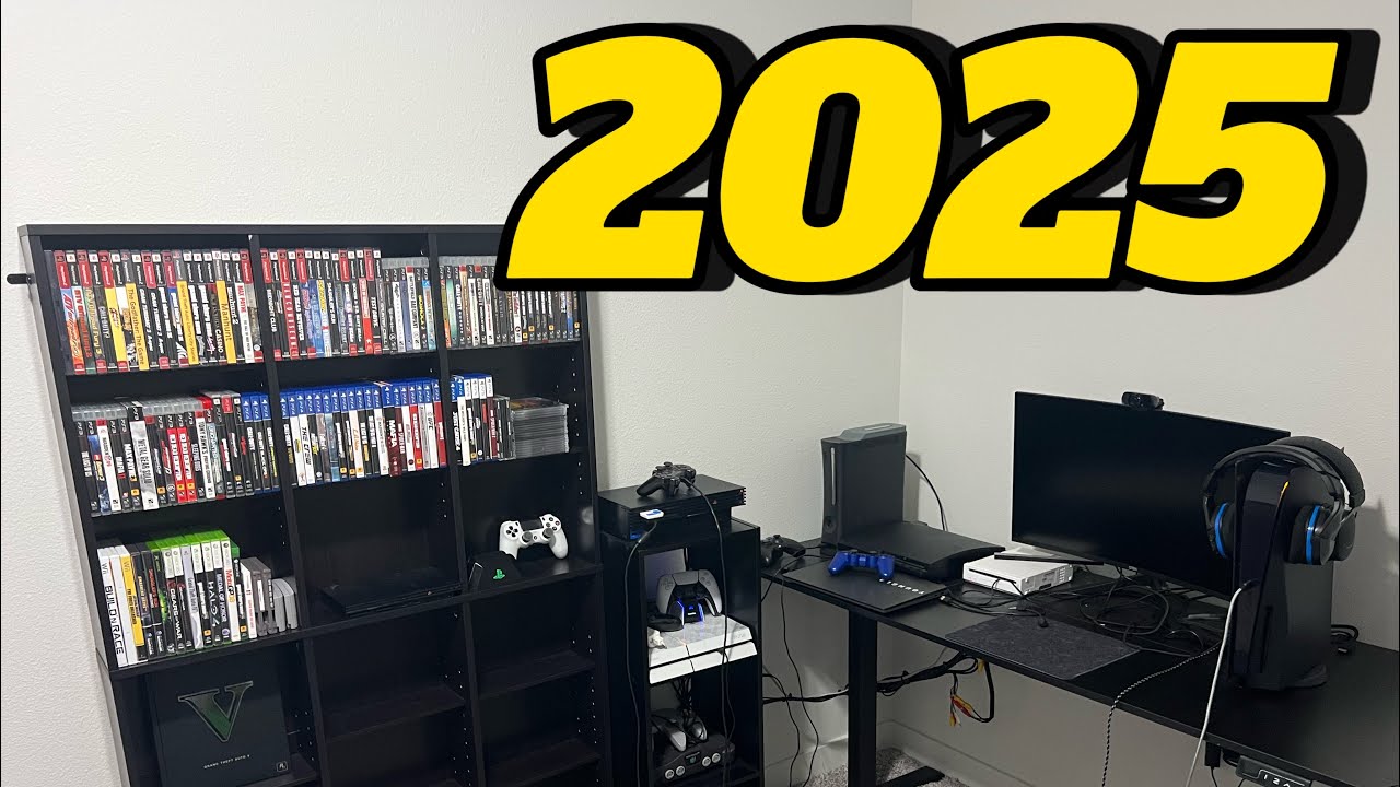 2025 Video Game Collection Setup Tour - YouTube
