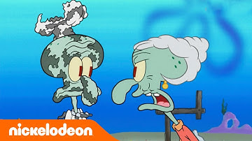 SpongeBob | Squidward Mengelola Restoran BARU?!  | Nickelodeon Bahasa