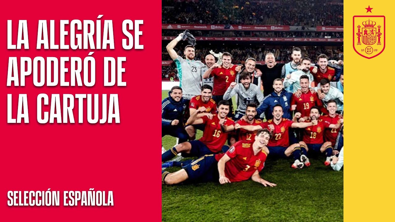 España celebra por todo lo alto su clasificación para el Mundial de Catar 2022! - 🔴 SEFUTBOL - YouTube