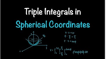 Drievoudige integralen in bolcoördinaten | 6 uitgewerkte voorbeelden en stapsgewijze oplossingen