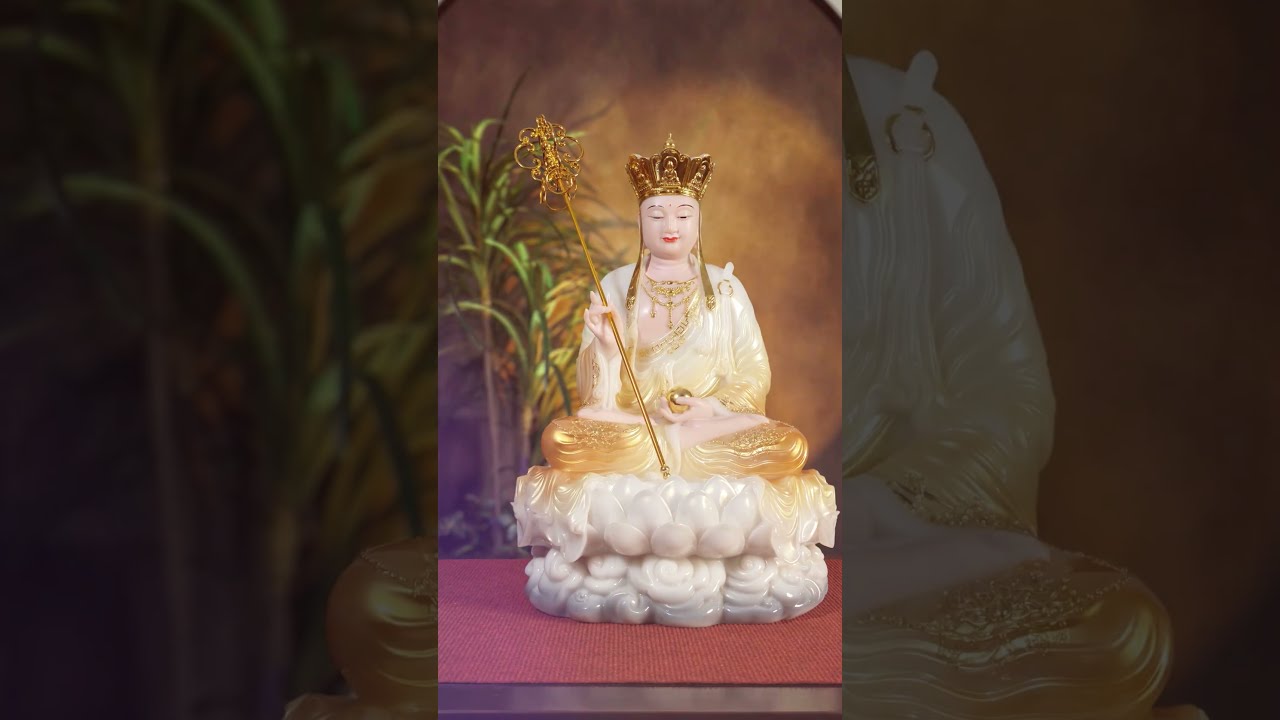 🪷 TÔN TƯỢNG ĐỊA TẠNG VƯƠNG BỒ TÁT BỘT ĐÁ SƠN PHÚ QUÝ 🪷 #tuongphat #phapduyenshop #diatangvuongbotat