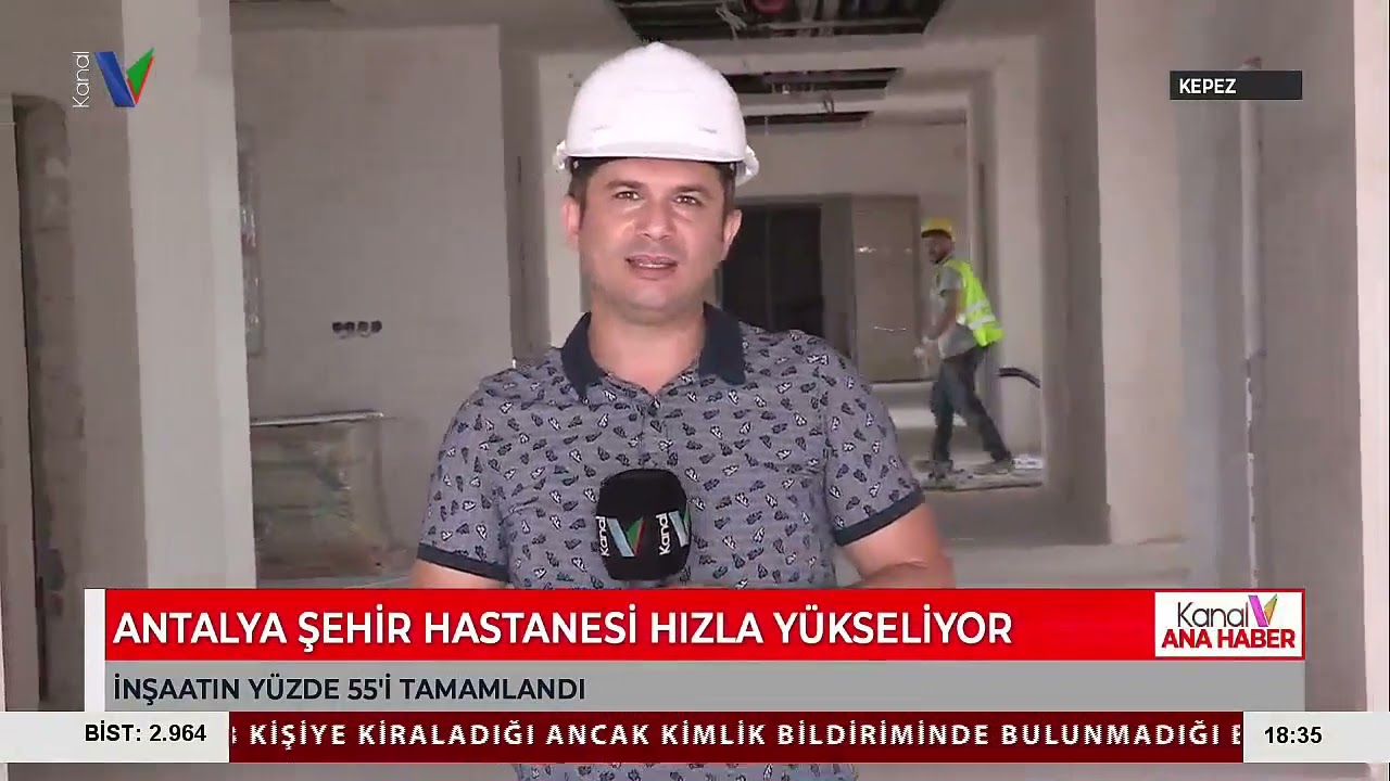 ANTALYA ŞEHİR HASTANESİ HIZLA YÜKSELİYOR