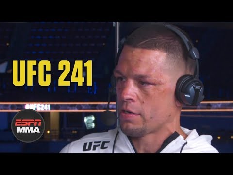 Смотреть клип Nate Diaz reflects on win vs. Anthony Pettis | UFC 241 Post Show | ESPN MMA онлайн бесплатно в качестве Смотреть клип Nate Diaz reflects on win vs. Anthony Pettis | UFC 241 Post Show | ESPN MMA онлайн бесплатно в качестве