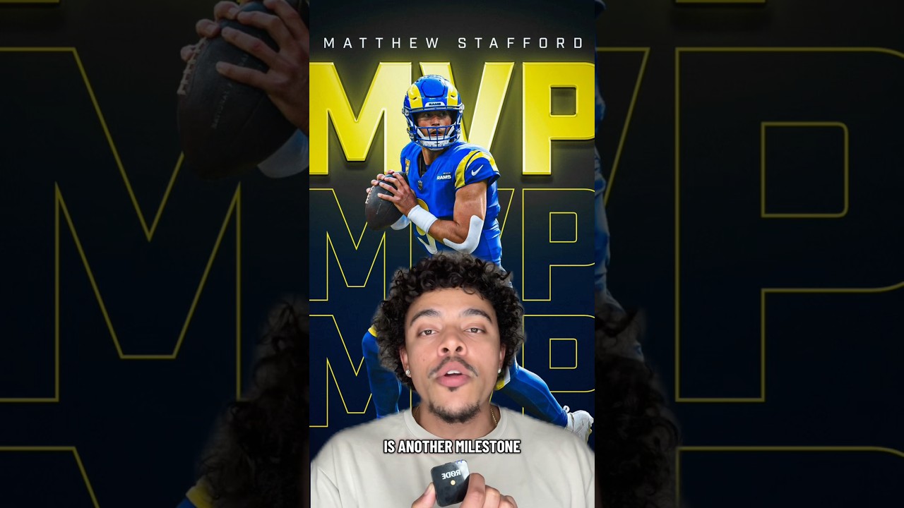 MATTHEW STAFFORD WINS MVP 😱👀 