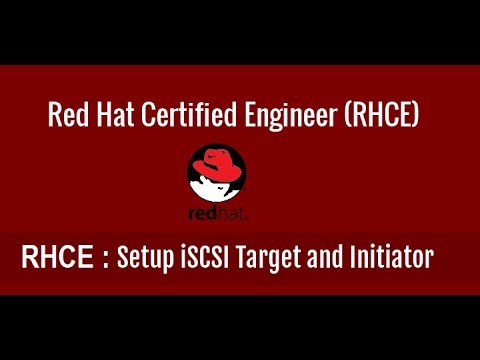 How to configure iscsi target server in centos 7, redhat 7