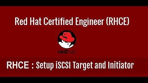 How to configure iscsi target server in centos 7, redhat 7
