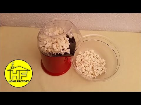 - Silver - YouTube POPCORN POPPER Crest maker LIDL Hot air popcorn - -